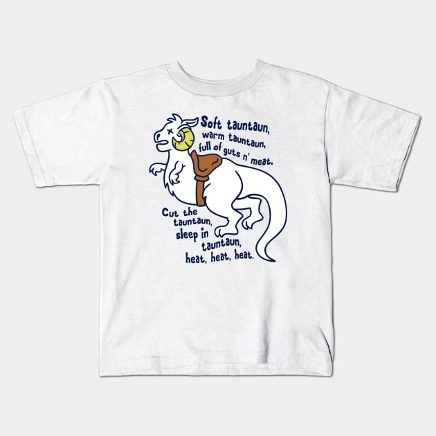 Soft Tauntaun Kids T-Shirt by blairjcampbell